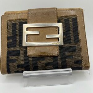 GUC Fendi Zucca Canvas Wallet